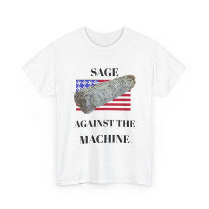 Sage Against the Machine T-Shirt — American Flag Smudge Stick Tee