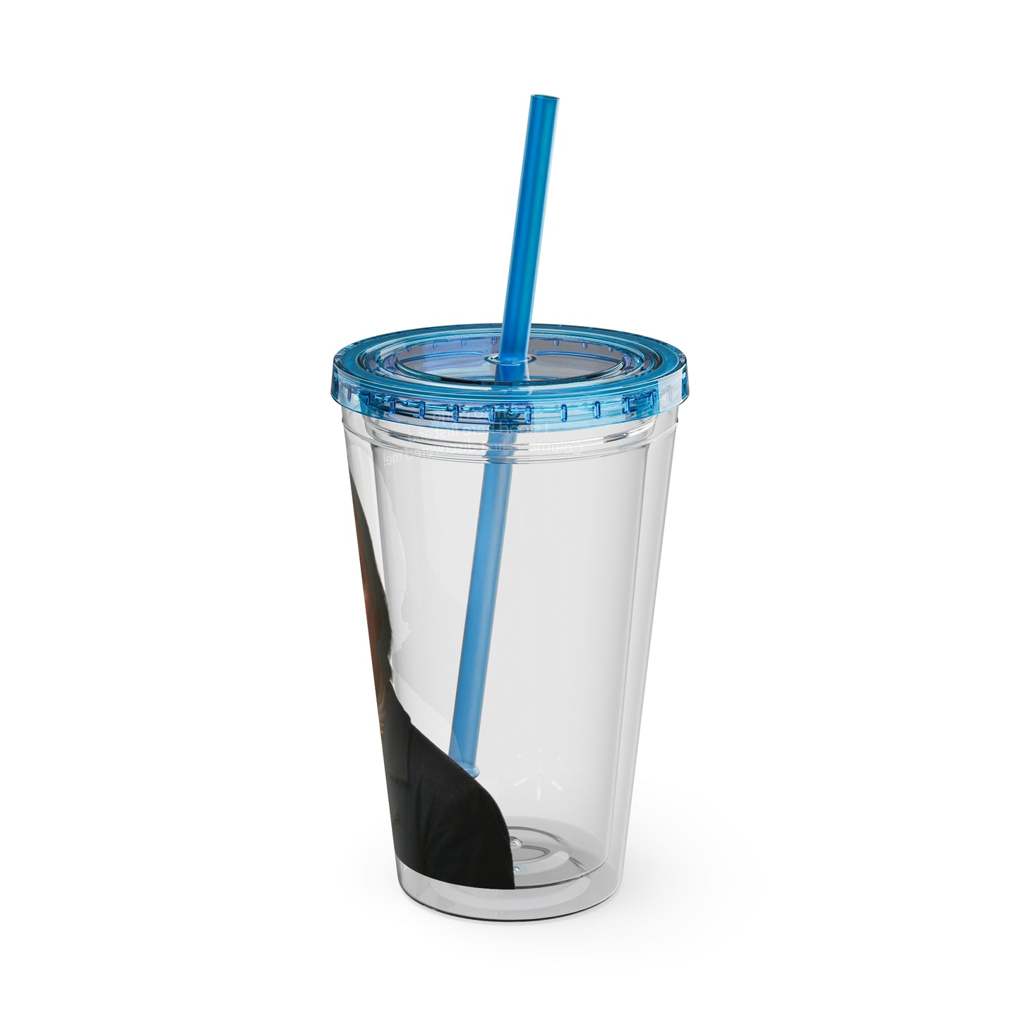 Chitto Harjo 16oz Portrait Tumbler with Straw — Historical Figure Illustration
