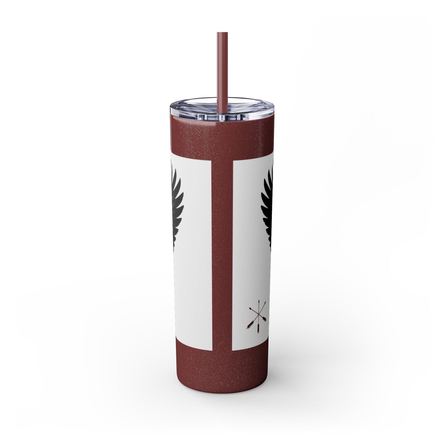 Sac Fox Skinny Tumbler with Straw, 20oz