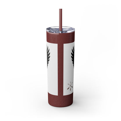 Sac Fox Skinny Tumbler with Straw, 20oz