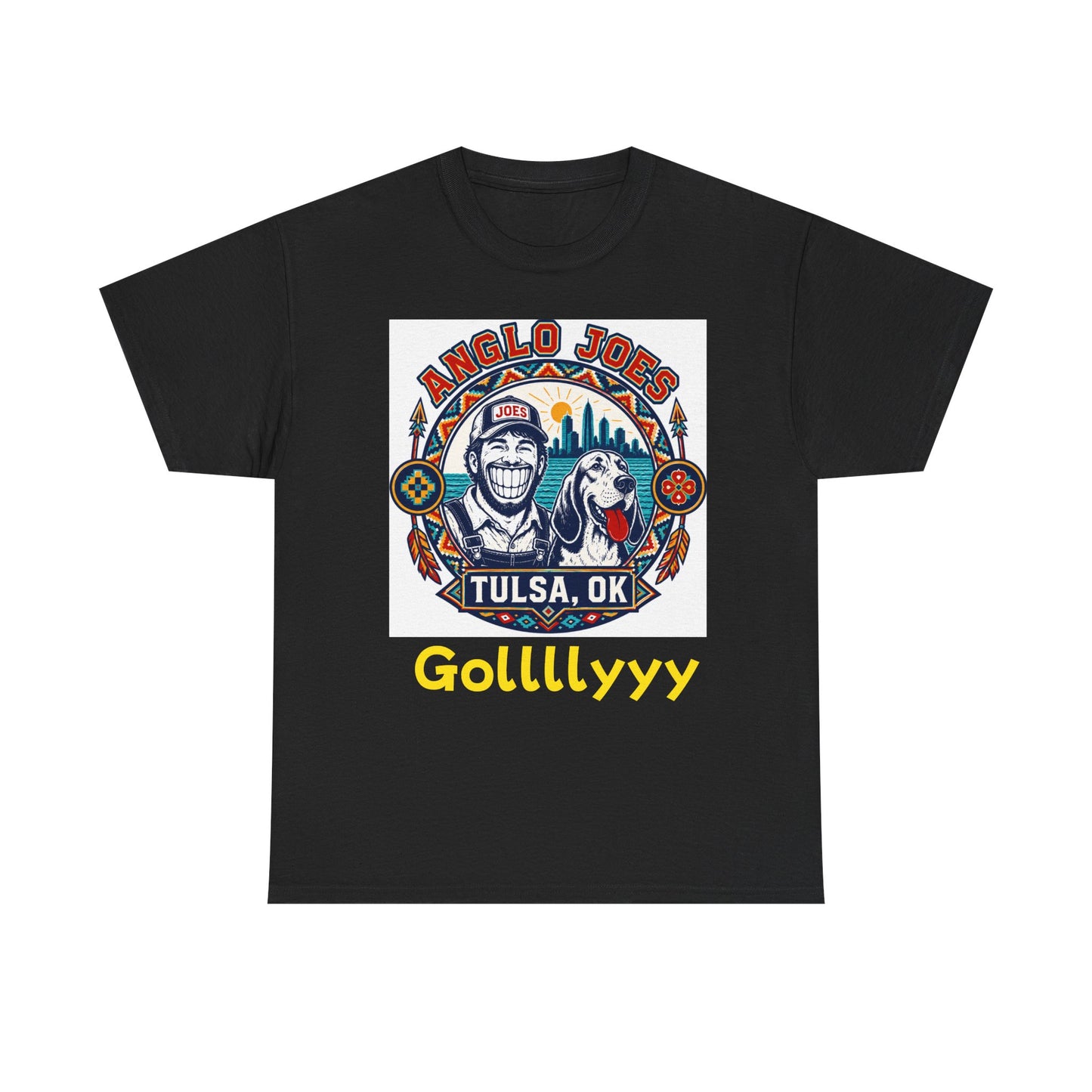 Tulsa Anglo Joe’s Tee — 'Gollllyyy' Retro Sports Graphic T-Shirt
