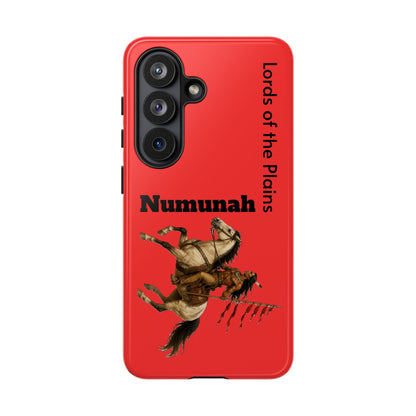Comanche Numunah Horse Phone Case — 'Lords of the Plains' Red Protective Case