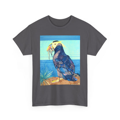 Puffin Beach Tee — Vintage Seaside Bird Graphic T-Shirt