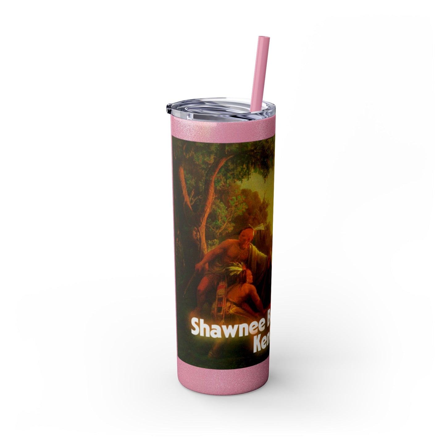 Shawnee East Skinny Tumbler with Straw, 20oz