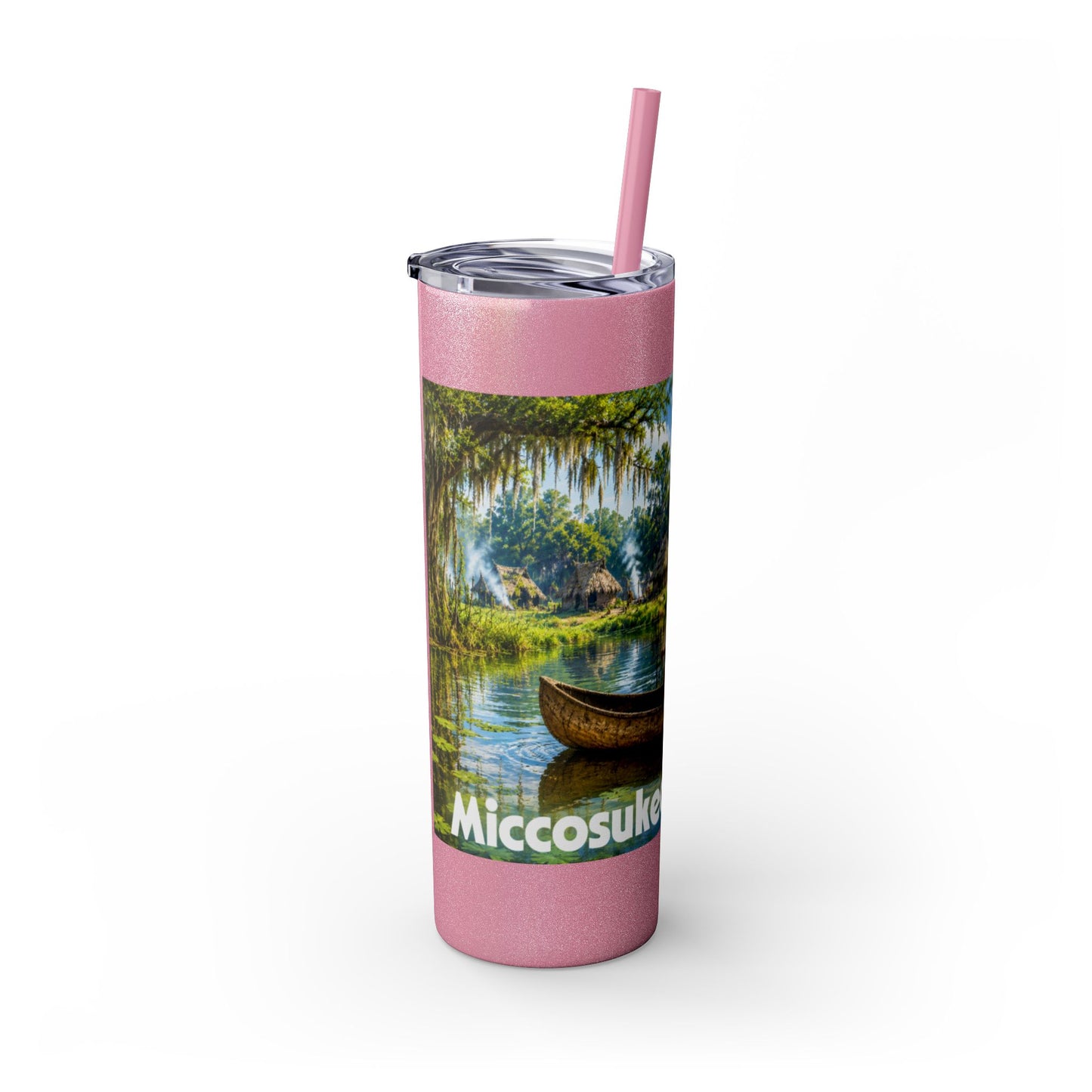 Seminole Skinny Tumbler with Straw, 20oz