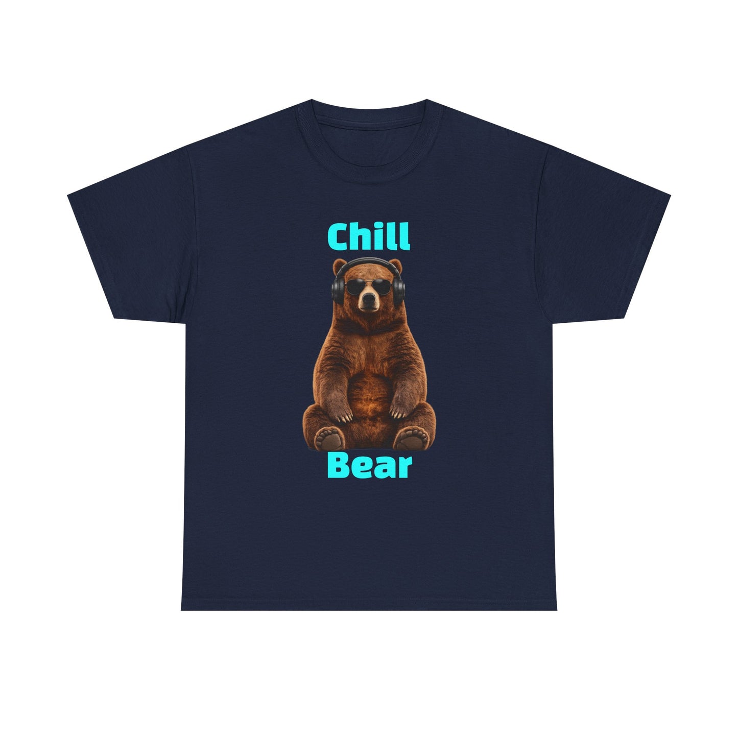 Chill Bear Tee — Cute Relaxed Bear Graphic T-Shirt