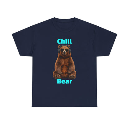 Chill Bear Tee — Cute Relaxed Bear Graphic T-Shirt