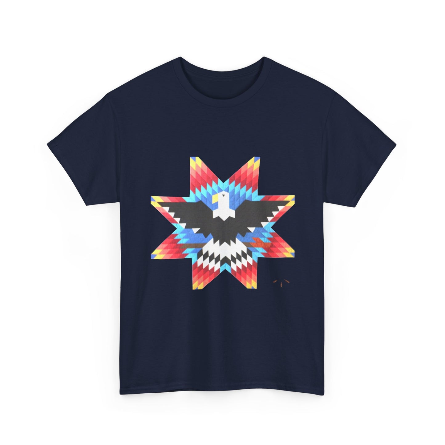 Native Star Eagle Graphic Tee with Arrow Backprint
