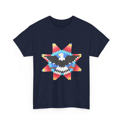 Native Star Eagle Graphic Tee with Arrow Backprint