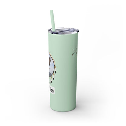 Modoc Eagle Skinny Tumbler – 20oz Straw Travel Cup (Maklaks)