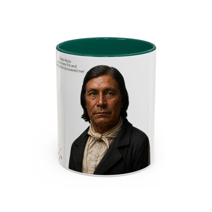 Chitto Harjo Portrait Mug — Historical Native American Portrait Coffee Mug (11oz, 15oz)