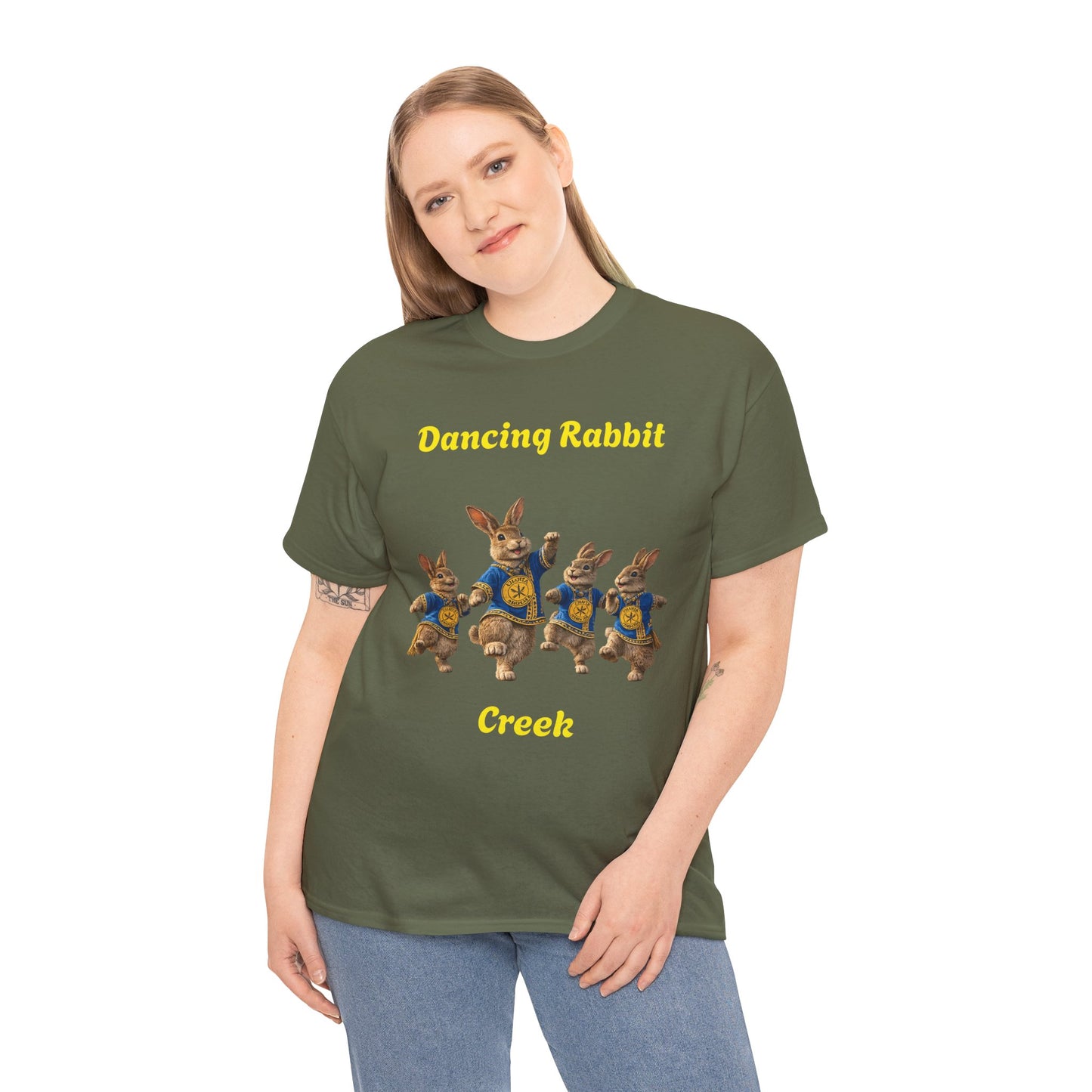 Dancing Rabbit Creek Tee — Vintage Dancing Bunnies Graphic T-Shirt