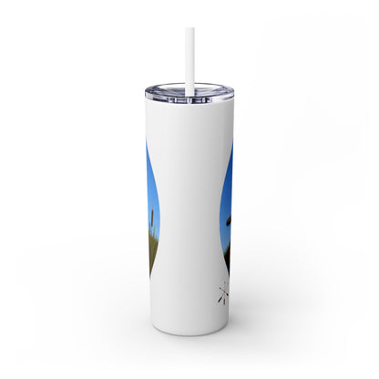 Ottawa Adawe Canoe Skinny Tumbler — 20oz Insulated Travel Cup with Straw