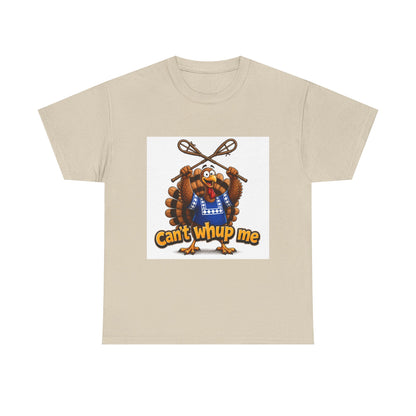 Turkey Mascot Tee — 'Can't Whup Me' Funny Thanksgiving T‑Shirt