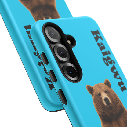Kiowa Tough Cases: Personalized Kaigwu Tough Phone Case with Horse Rider Design