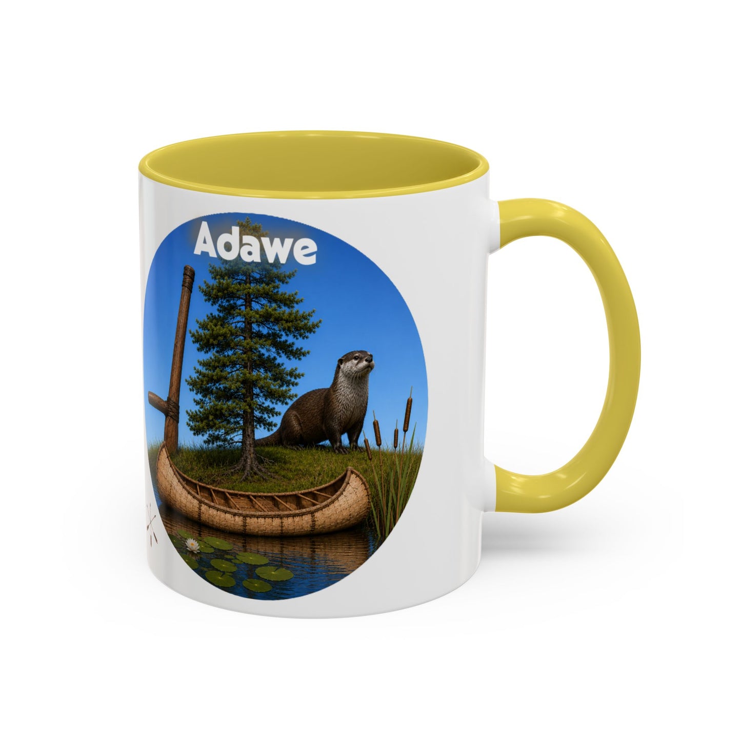 Ottawa Adawe Otter Canoe Mug — Nature Wildlife Coffee Cup (11oz & 15oz)
