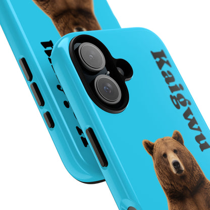 Kiowa Tough Cases: Personalized Kaigwu Tough Phone Case with Horse Rider Design