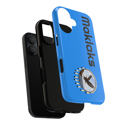 Modoc Blue 'Maklaks' Tough Phone Case with Eagle Drum Design