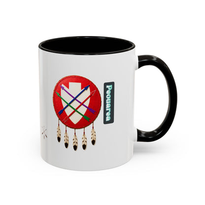 Peoria Powawera Dreamcatcher Coffee Mug — Colorful 11oz & 15oz Ceramic
