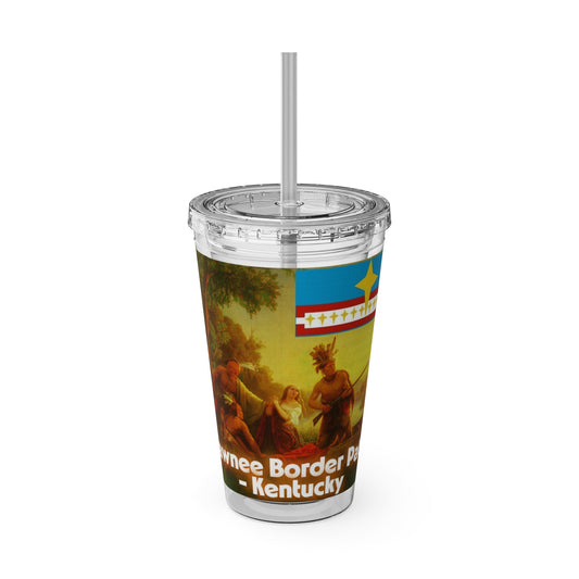 Shawnee N Sunsplash Tumbler with Straw, 16oz