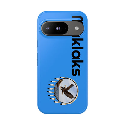 Modoc Blue 'Maklaks' Tough Phone Case with Eagle Drum Design