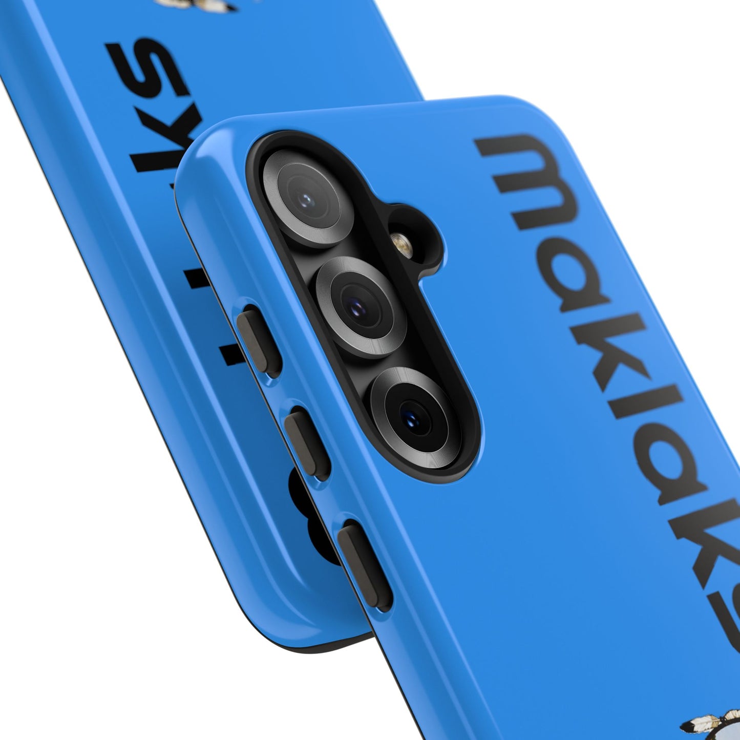 Modoc Blue 'Maklaks' Tough Phone Case with Eagle Drum Design