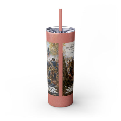 Miami Tribe Historical Skinny Tumbler 20oz — Native American Heritage Travel Cup