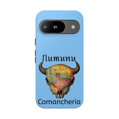 Comanche Phone Case — Comancheria Buffalo Skull Map "Numunu" (Protective, Cultural Design)