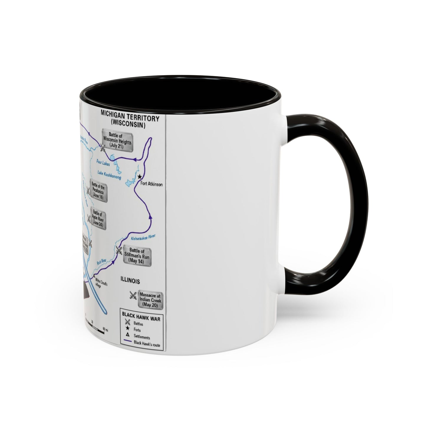 Blackhawk Map Mug — Obi-Wan Kenobi Illustrated Coffee Cup (11oz/15oz)