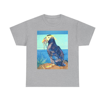 Puffin Beach Tee — Vintage Seaside Bird Graphic T-Shirt