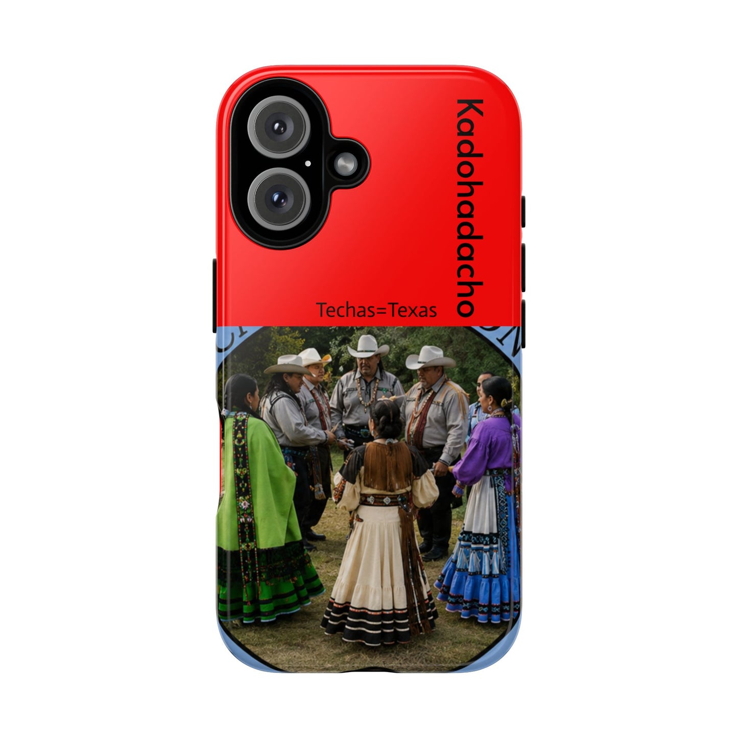 Caddo Phone Case – Native Dancers Photo Design (Kaddhadachto)