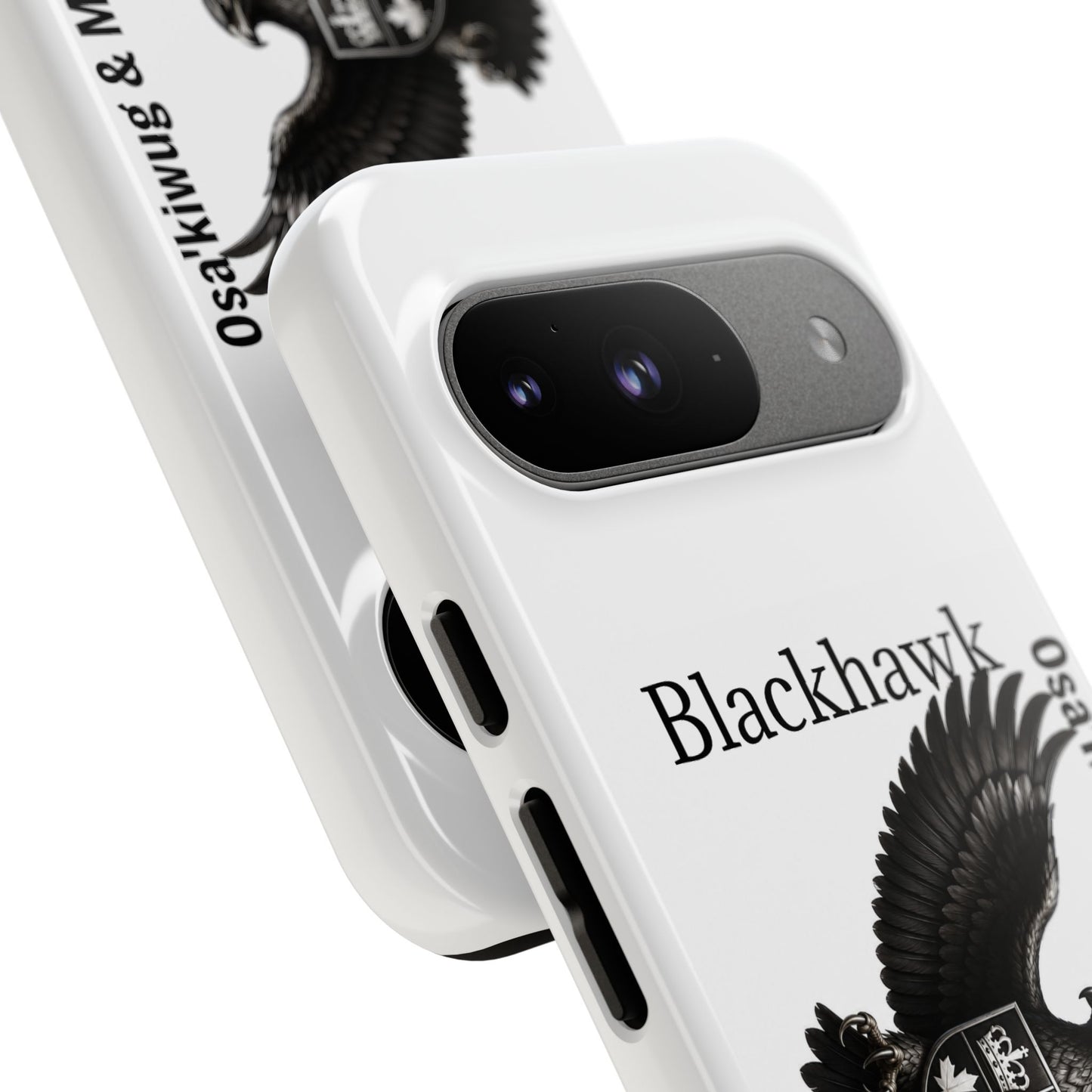 Sac&Fox Phone Case — 'Blackhawk' Raven Crest Protective Tough Case