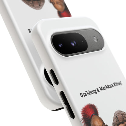 Sac&Fox Phone Case — 'Blackhawk' Raven Crest Protective Tough Case