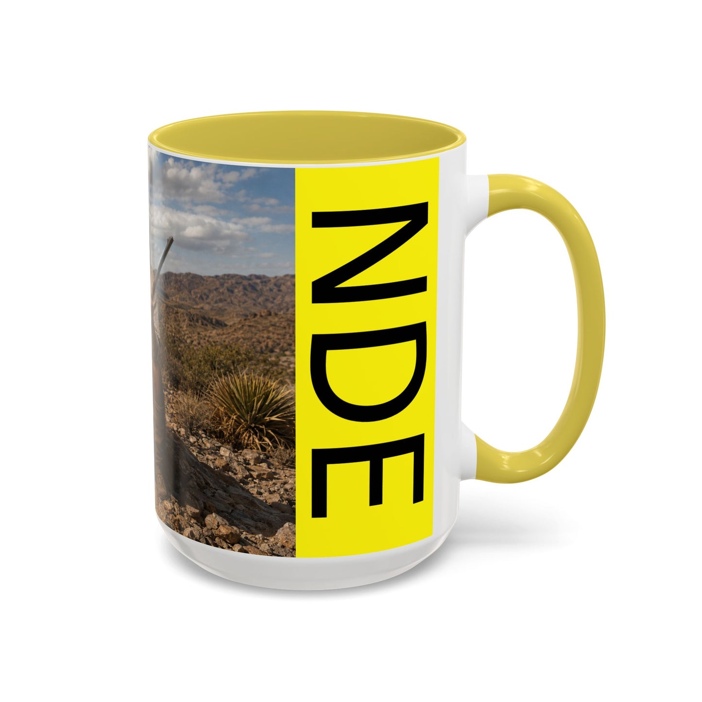 Ft. Sill Apache Desert Scene Coffee Mug — 'N'de' Southwest Landscape 11/15oz