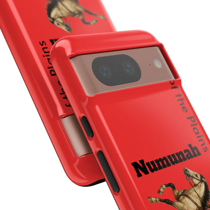 Comanche Numunah Horse Phone Case — 'Lords of the Plains' Red Protective Case