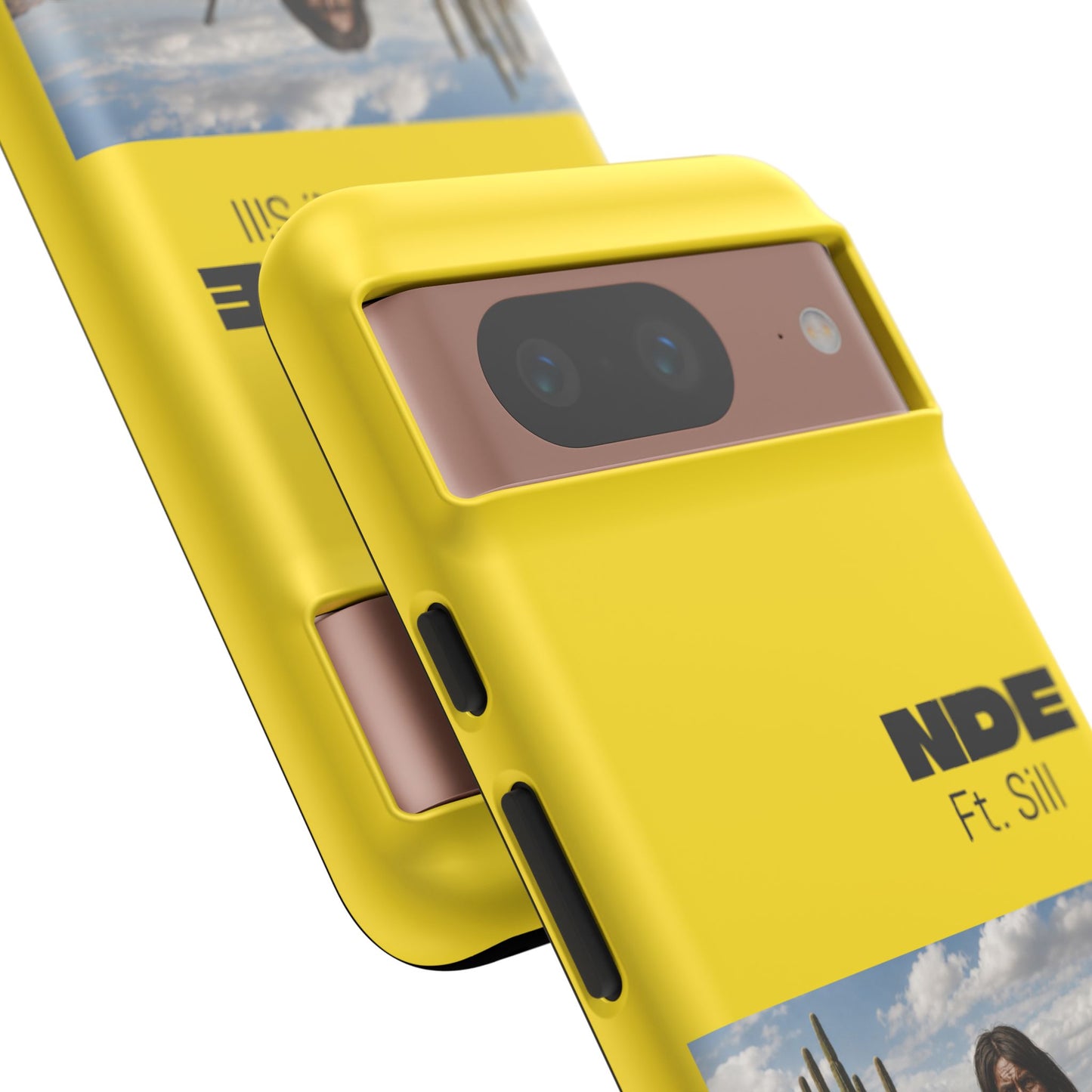 Ft. Sill Phone Case — Yellow ‘NDE Ft. Sill’ Desert Photo Protective Cover