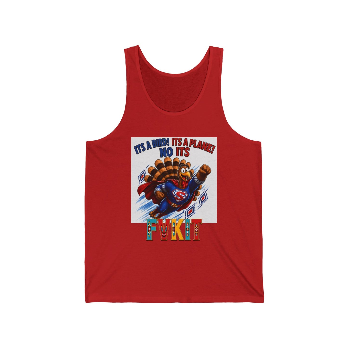 Turkey 'FVKIT' Tank Top —  Game Novelty Sports Tank