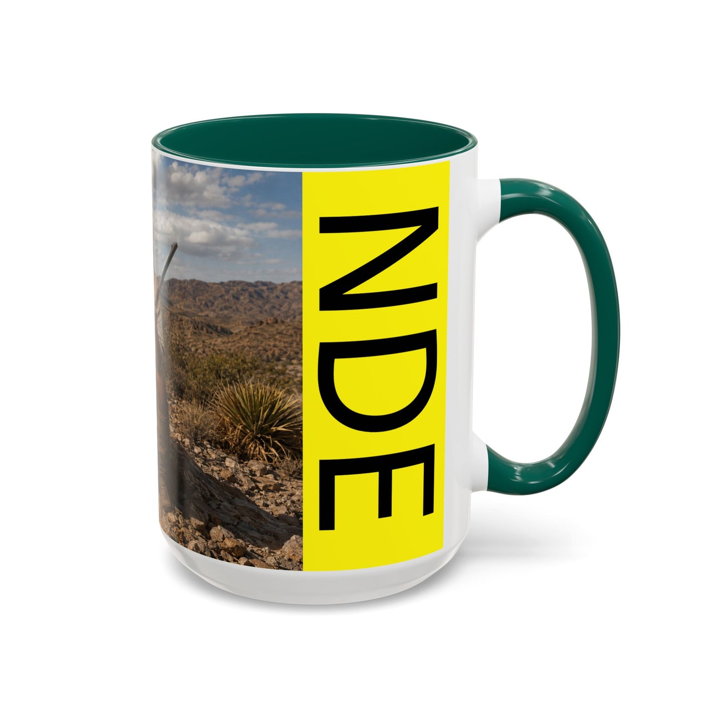 Ft. Sill Apache Desert Scene Coffee Mug — 'N'de' Southwest Landscape 11/15oz