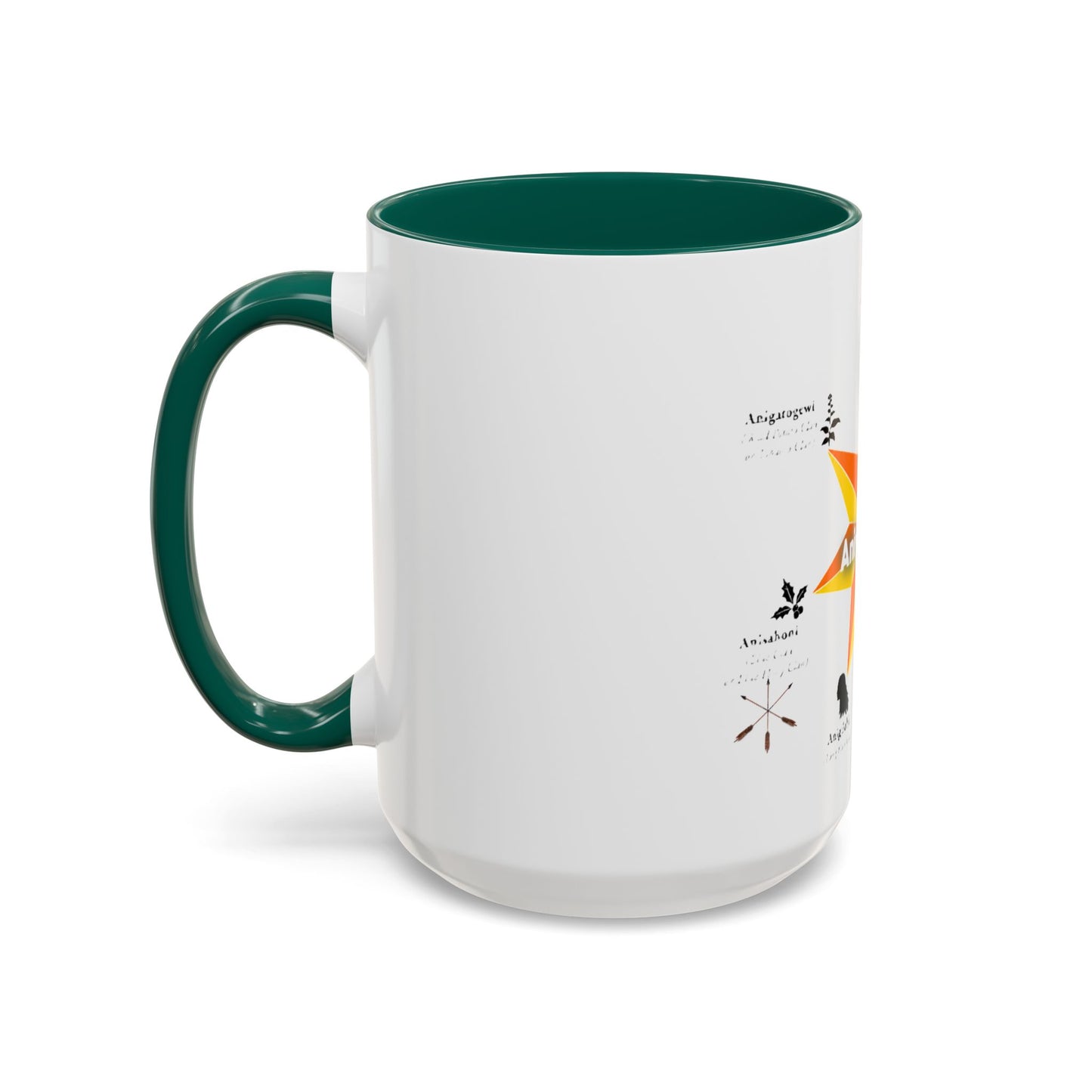 Aniyunwiya Star Map Coffee Mug — Native Seneca/Onondaga Language Names