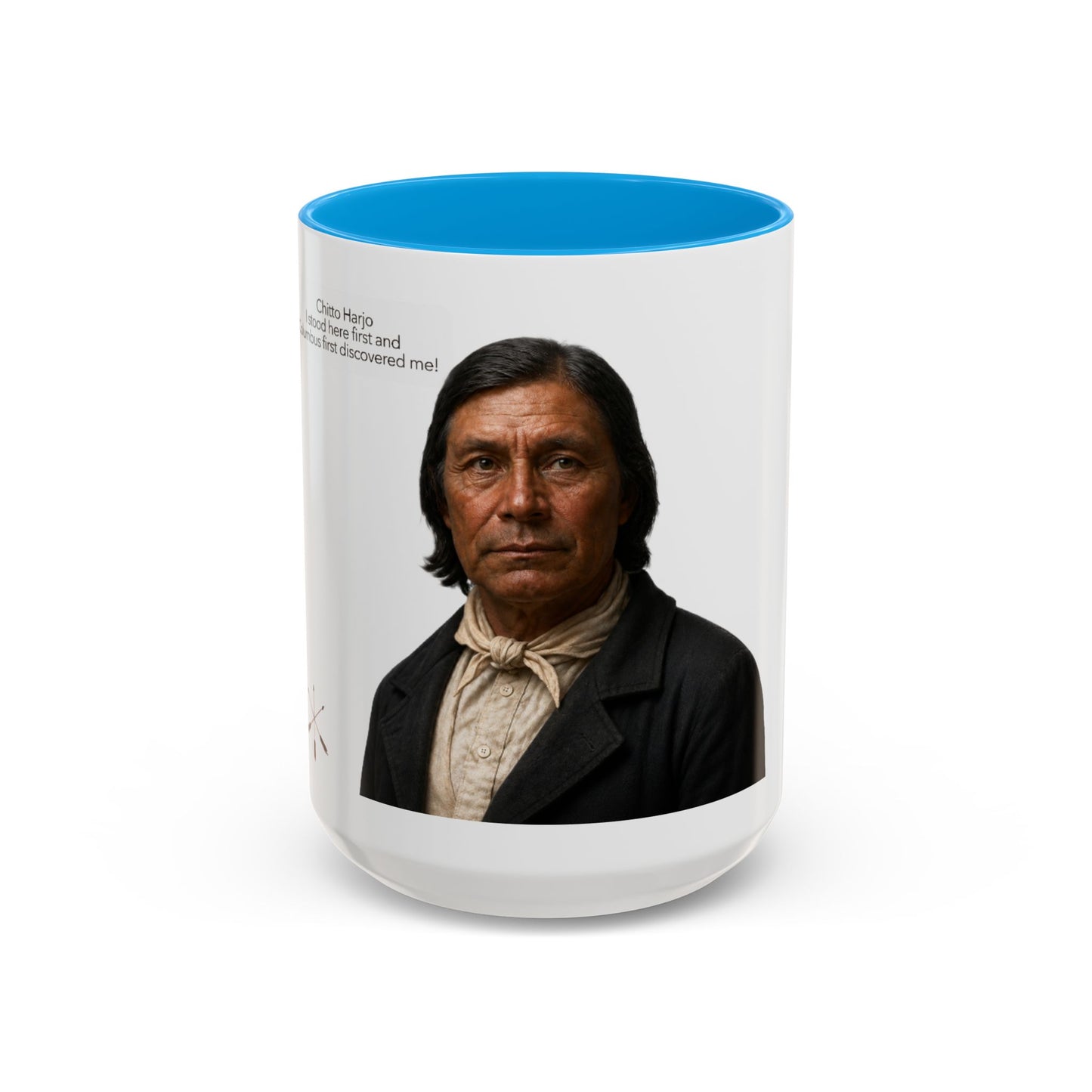 Chitto Harjo Portrait Mug — Historical Native American Portrait Coffee Mug (11oz, 15oz)