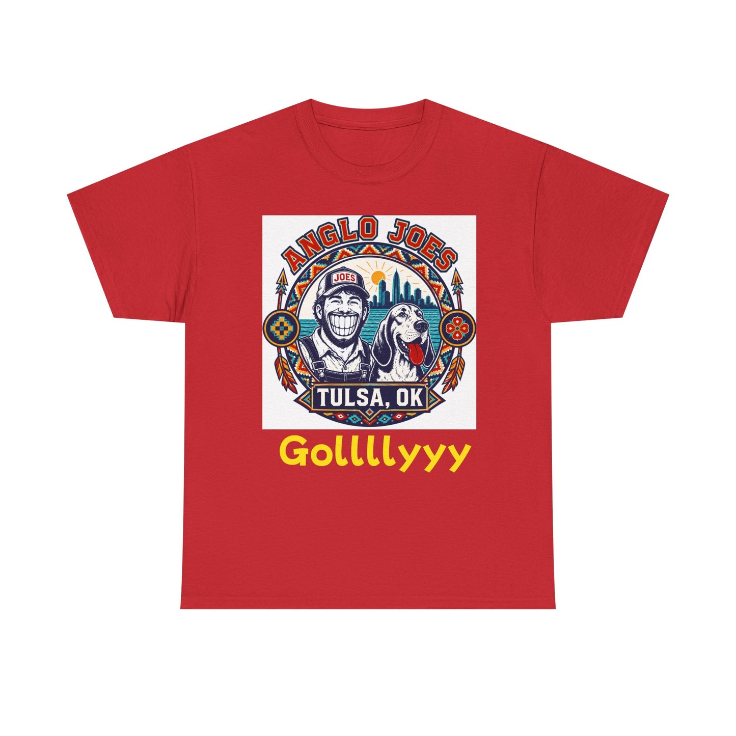 Tulsa Anglo Joe’s Tee — 'Gollllyyy' Retro Sports Graphic T-Shirt