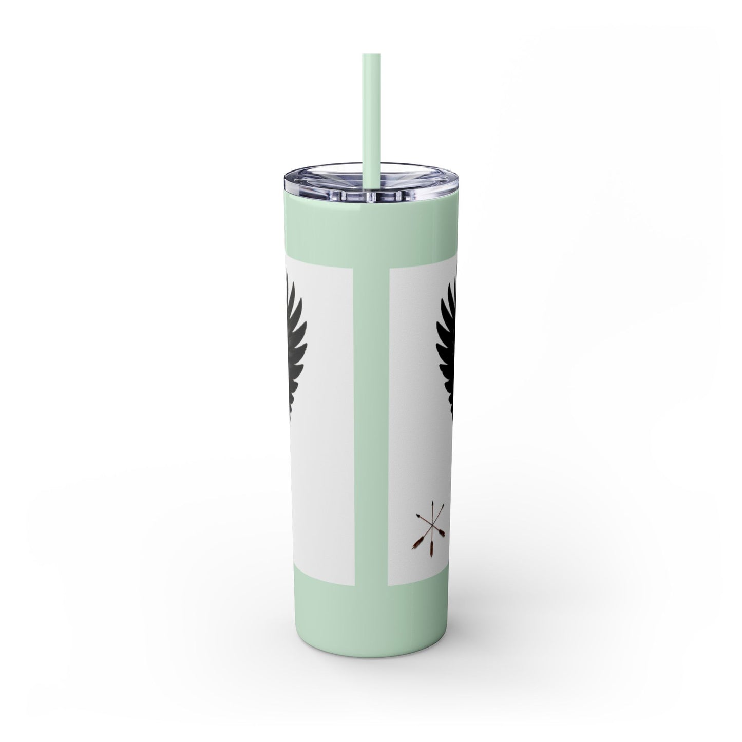 Sac Fox Skinny Tumbler with Straw, 20oz