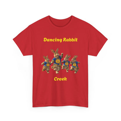 Dancing Rabbit Creek Tee — Vintage Dancing Bunnies Graphic T-Shirt