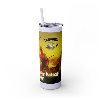 Shawnee East Skinny Tumbler with Straw, 20oz