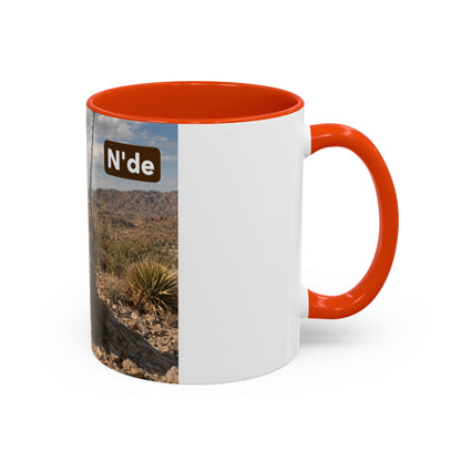 Ft. Sill Apache Desert Scene Coffee Mug — 'N'de' Southwest Landscape 11/15oz