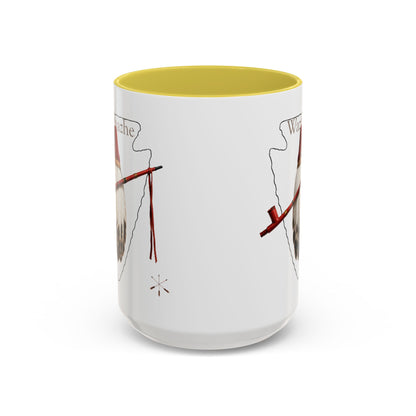 Osage Wazhazhe Tribal Feather Mug (11oz & 15oz) — Native-Inspired Coffee Cup