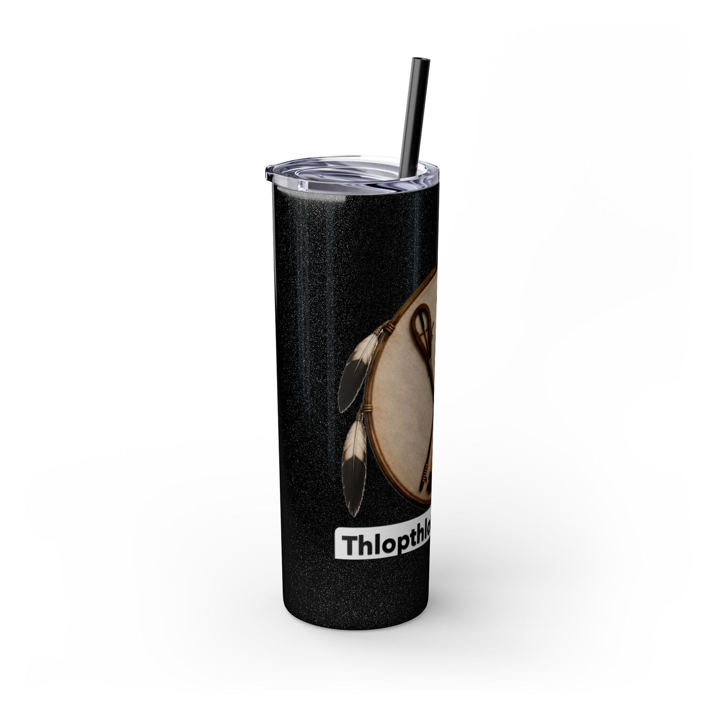 Thlopthlocco Skinny Tumbler with Straw, 20oz