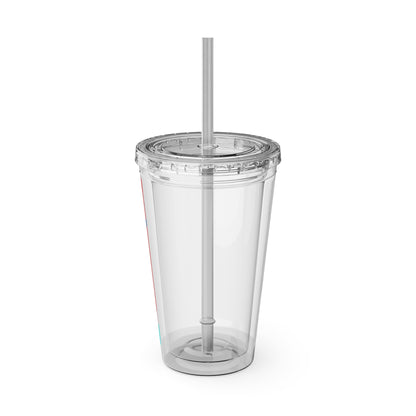 Opothleyahola Sunsplash Tumbler with Straw, 16oz