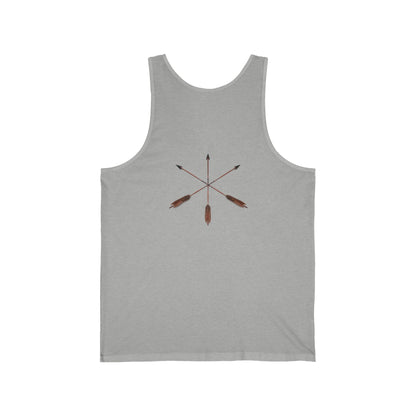 Ram Skull & Arrow Tank Top — Rustic Boho Graphic Tank