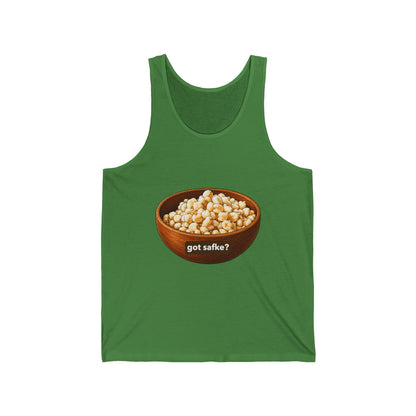 Got Safke Tank Top — "got s afke?" Funny Snack Lover Graphic Tank